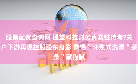 股票配资查询网 遥望科技财务真实性待考?关联客户下游再现控股股东身影 警惕＂坏账式洗澡＂藏猫腻